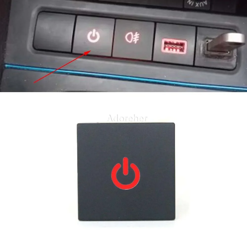 Enhanced Car LED Light with Radar Battery Switch Button
