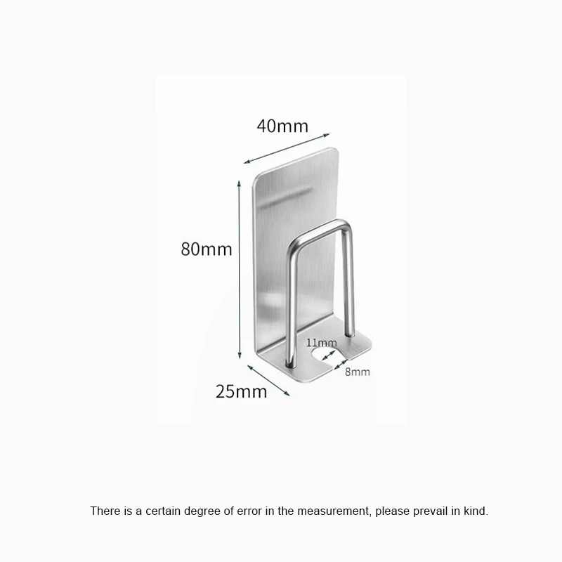 Toothbrush Holder Stainless Steel Toothbrush Holder Wall Mounted Adhesive Toothbrush Cup Holder Space Saving Home Organizer