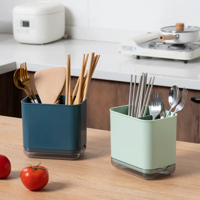 

Cutlery Drain Rack Organizer Multi-functional Spoon Fork Chopstick Storage Storage Holder Box Holder Household Kitchen Tableware