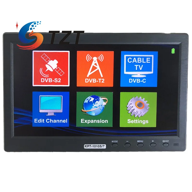

Устройство для обнаружения спутникового сигнала TZT KPT-1010S/T 10,1 дюйма (S2 + T2 + C) и HD-монитор (TV + HD + AV вход)