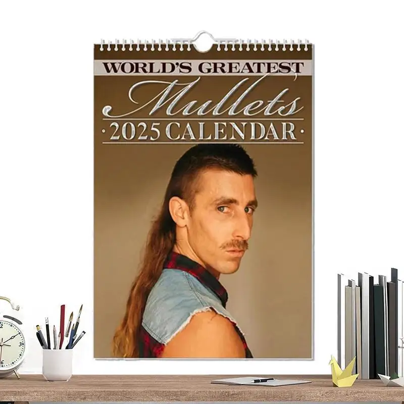 Calendar Mullet Calendar Hair Stylist Journal Monthly Planner Daily View Planner Organizer Hair Stylist's Mullets