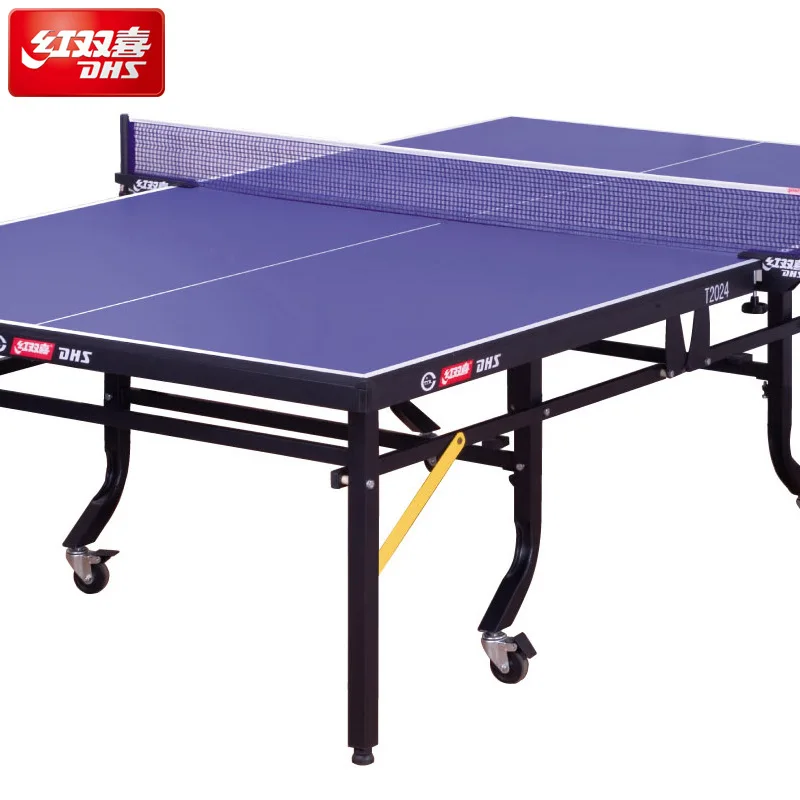 DHS/Hongshuangxi T2024 Table Tennis Table Integral Folding Table Tennis