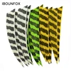 50Pcs 4" IBOUNFOX Archery Arrow Turkey Feather Fletching Left Wings 4 Inch for Bow Arrow Shaft Vanes DIY Shield 1