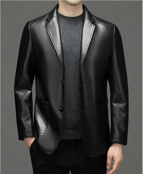 Men's Leather Jacket Lining Detail