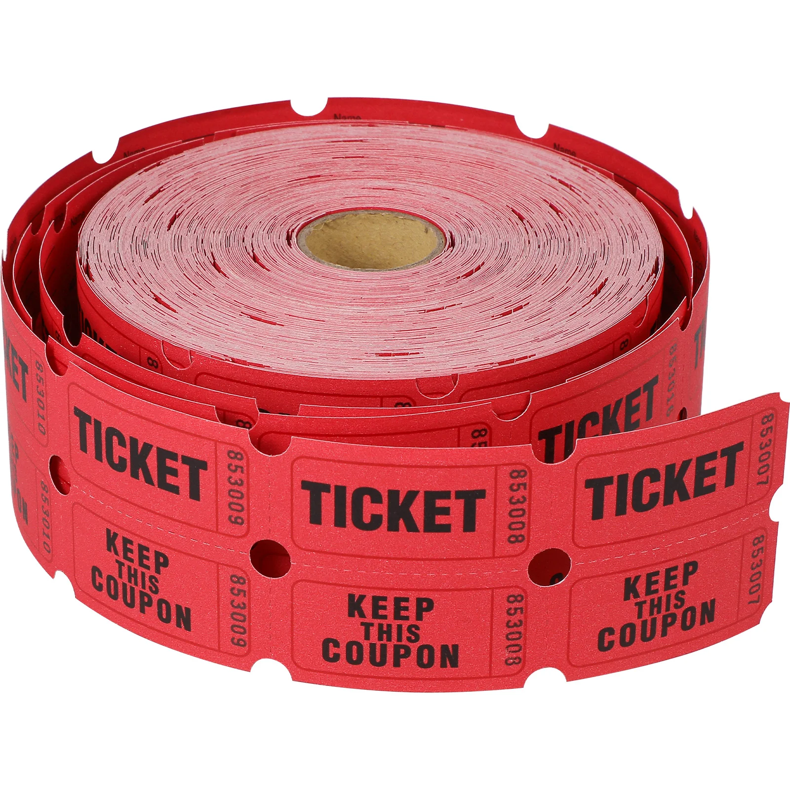 

Lottery Ticket Red Tickets Auctions for Party Event Raffle Concert Labels Movie Events Carnival