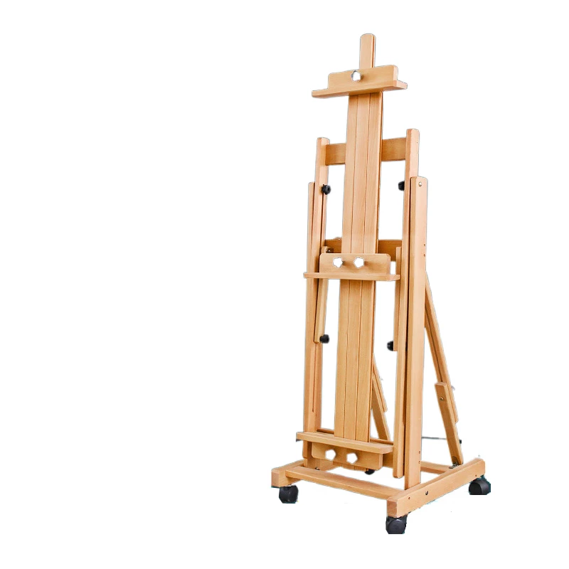 Solid Wood Easel Dual-purpose Caballete Pintura Artist Oil Watercolor Painting Frame Easel Painting Stand Painting Accessories multi layers easel caballete oil paint cajoneras de madera artist easel painting solid wood easel stand painting art accessories