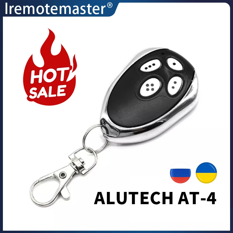 For Alutech AN-Motors AT-4 Garage Door Opener 4Channel 433,92 MHz Rolling Code Keychain