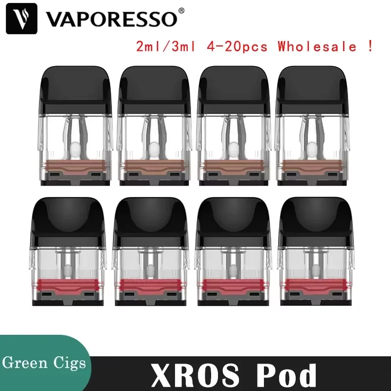 Enhanced Vaporesso XROS Pod Cartridge with COREX Technology and Adjustable Capacity
