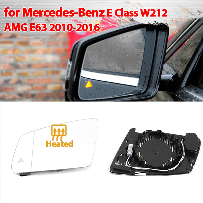 

Side Door wing mirror glass Heating replacement for Mercedes-Benz E Class W212 E200 E250 E300 E350 E400 E500 E550 AMG E63 10-16