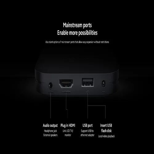 글로벌 버전 샤오미 Mi TV 박스 S 2 세대 4K 울트라 HD BT5.2 2GB 8GB 돌비 비전 HDR10, 구글 어시스턴트 스마트 Mi 박스 S 플레이어 2