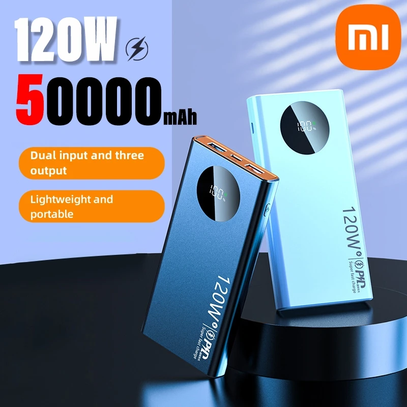 

Внешний аккумулятор Xiaomi на 50000 мА · ч, 120 Вт