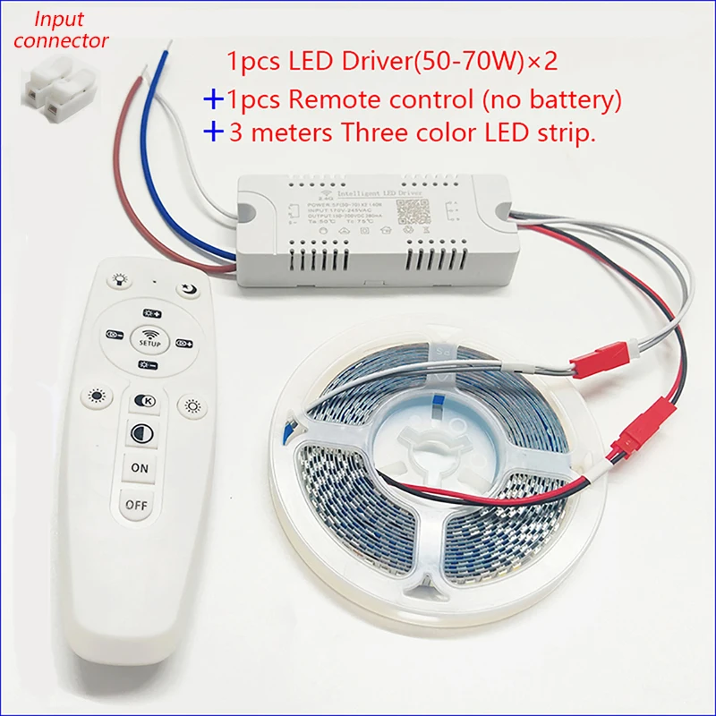 Intelligent LED Driver (50-70W)X2 With APP and remote control