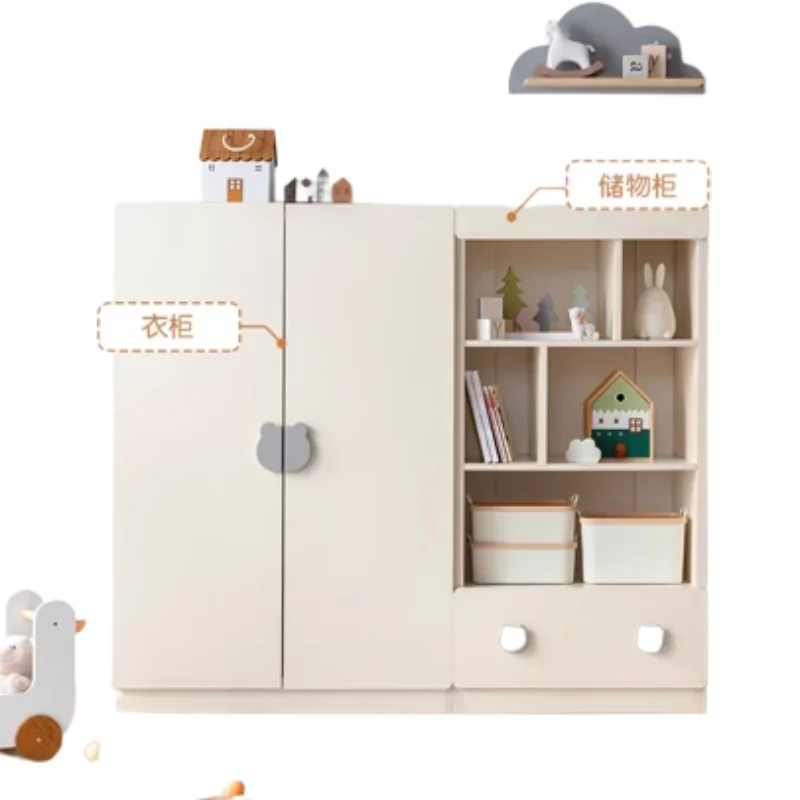 Bedroom Storage Organizer Kids Clothes Apartment Children's Wardrobes Sideboard Chest Placard Enfant Modern Furniture CY50CW