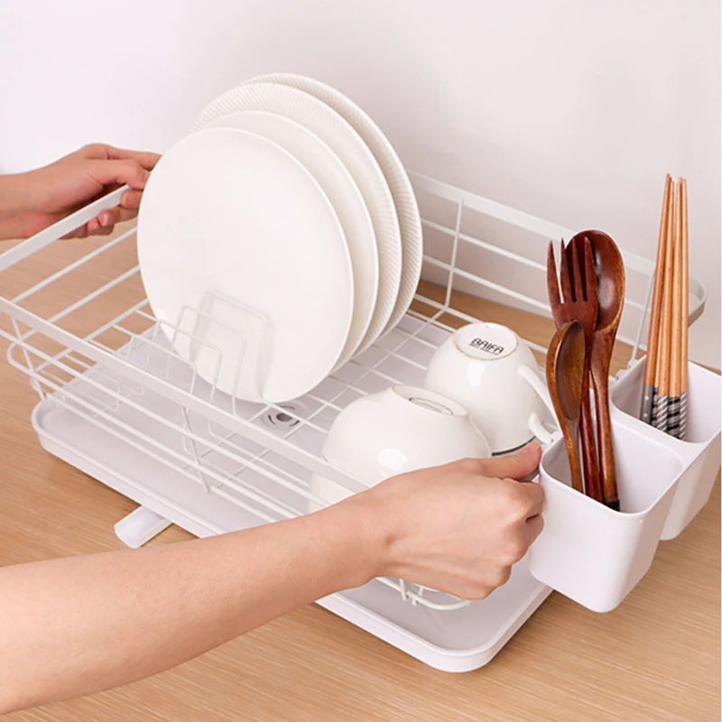 1pc Estante De Secado De Platos Y Tazones Para Cocina, Escurridor