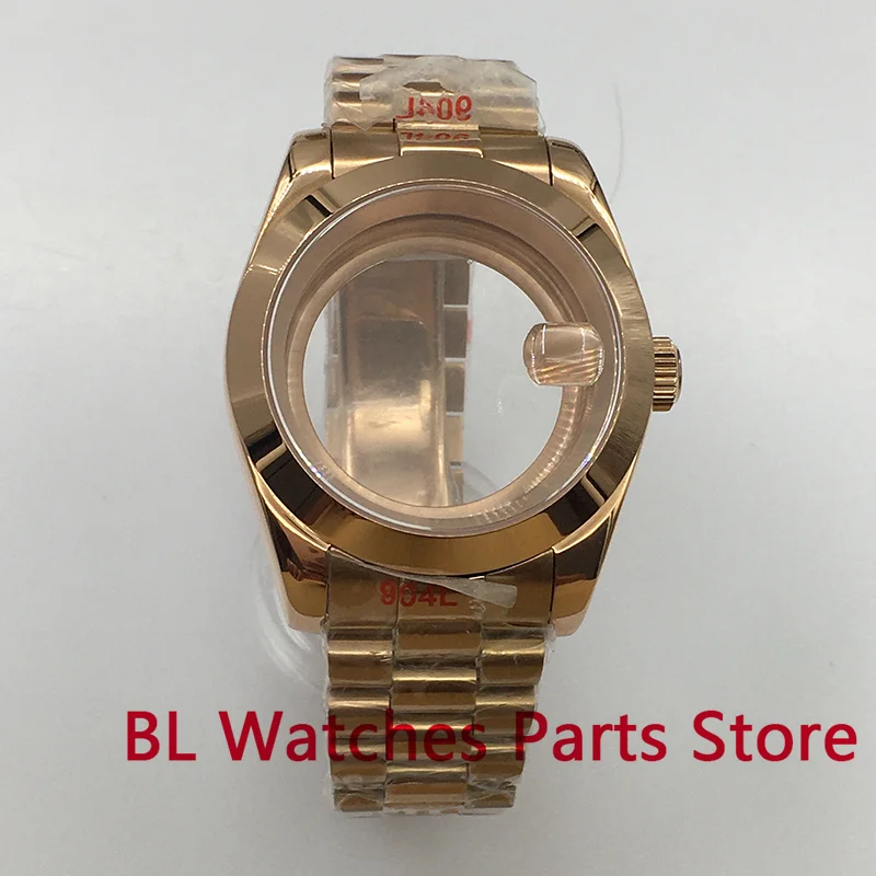 

BL ROSE Polish Bezel 36mm 40mm Watch fit NH35A NH36A NH34A MIYOTA 8215 ETA 2824 PT5000 Sapphire Glass Brush Oyster Bracelet