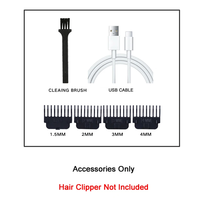 Carving Hair Clipper Professional Hair Cutting Machine Barber Rechargeable Hair Trimmer Metal Haircut Machine Clipper for Men