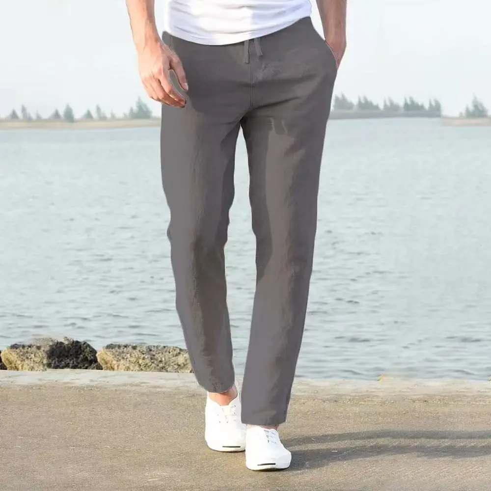 Men's Cotton Linen Sports & Fitness Pants - Image 5