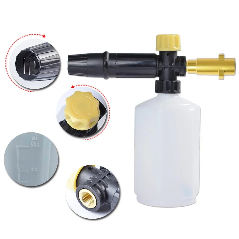 Foam Nozzle Car Foam Wash Snow Foam Lance Nozzle Cannon Generator For Daewoo Hammer Karcher Huter Makita High Pressure Washer