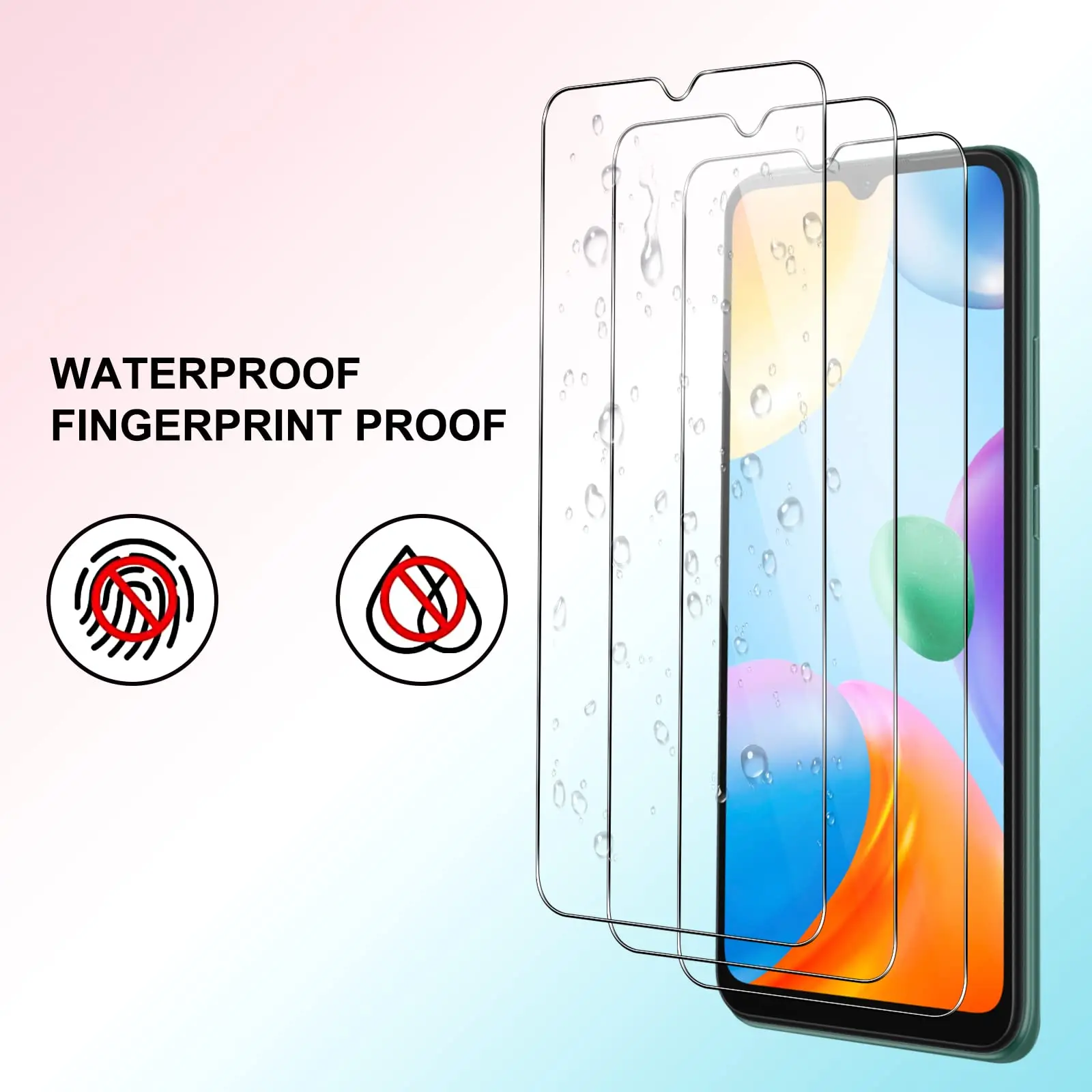 High-Quality Tempered Glass Screen Protector, 9H Hardness, HD Clear, Case Friendly