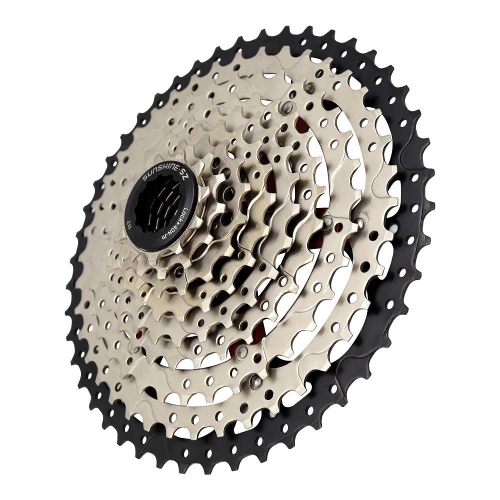 SHIMANO DEORE 10 Speed HG54 Bike Chain SUNSHINE 11-40T/42T/46T/50T Cassette Flywheel Set 10V MTB Bicycle Riding Accessories