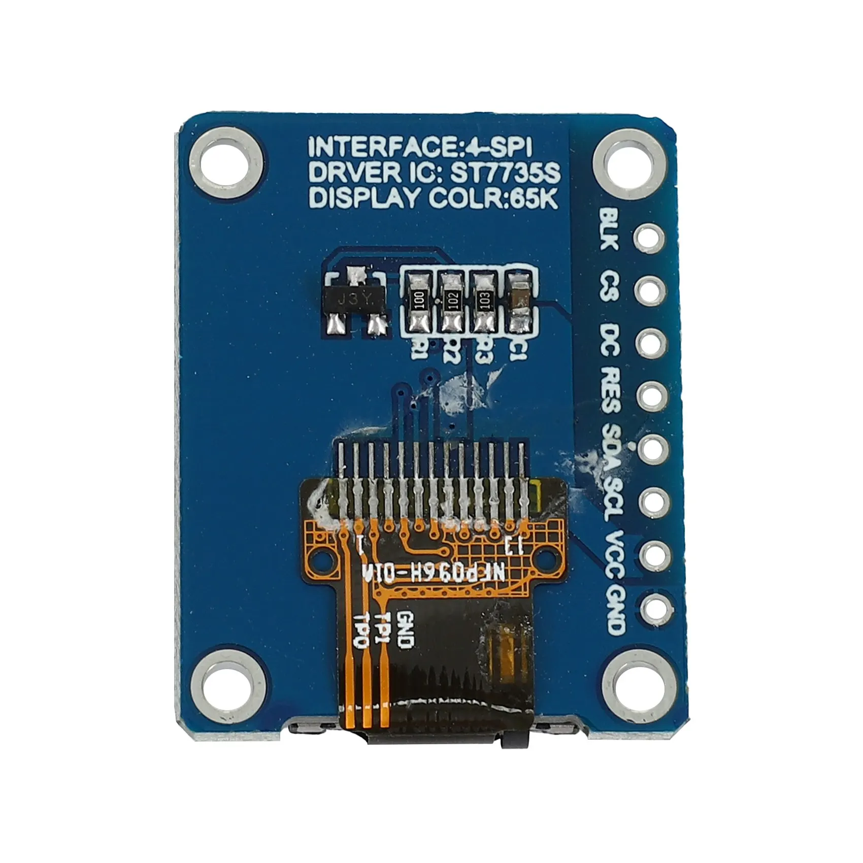 0.96 Inch 8 Pin Spi Hd 65K Full Color Tft Module St7735 Drive Ic 80 x 160 Lcd Display 3.3V Spi Interface For Arduino