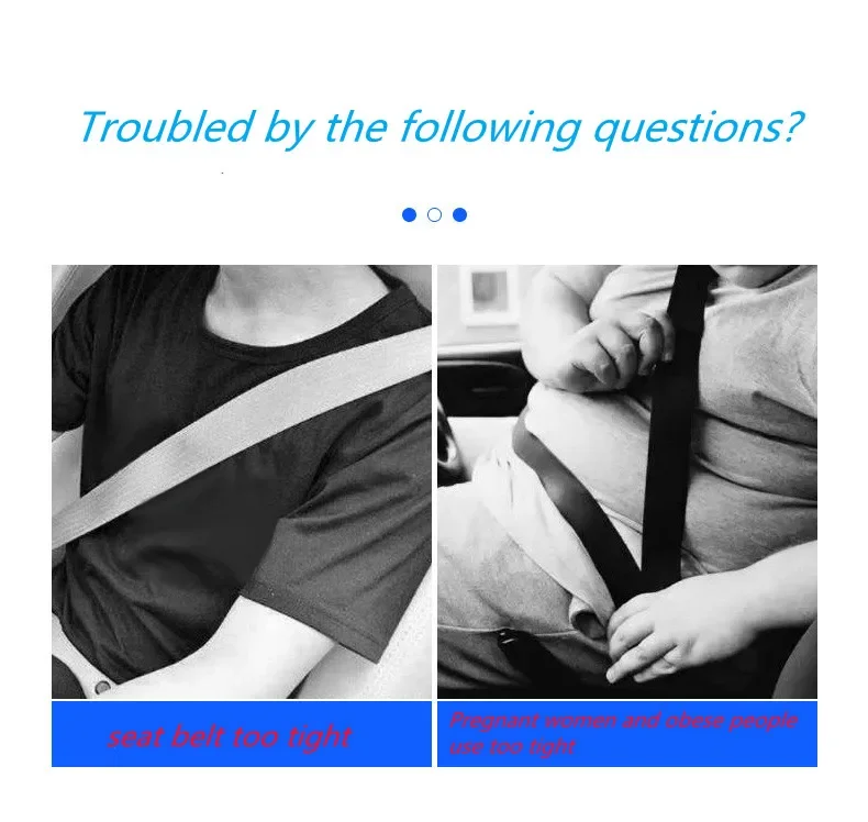 Seat Belt Clip Seat Belt Adjuster Seat Belt Stopper Car Seat Belt Accessory 2pcs Universal Car Seat Belts Clips Safety Adjustable Auto Stopper Buckle Plastic Clip