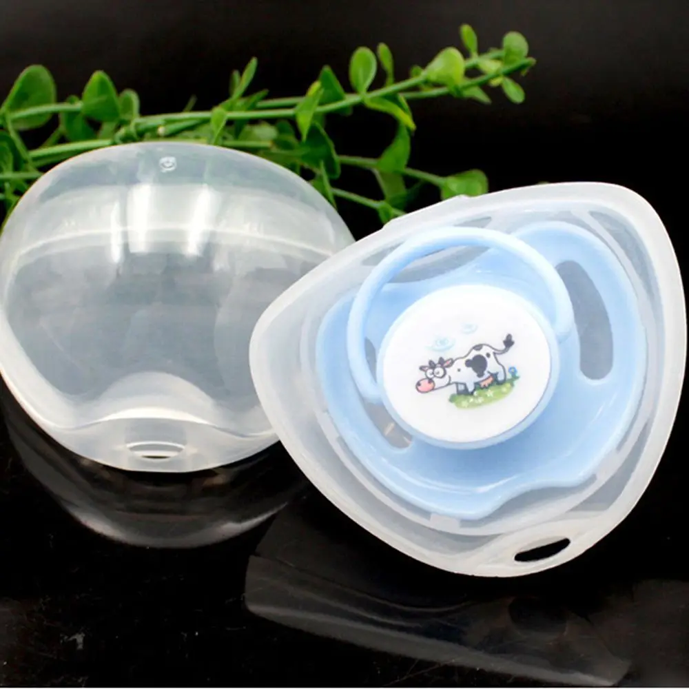 Portable Infant Baby Nipple Box Plastic Pacifier Storage Box For baby feeding accessories