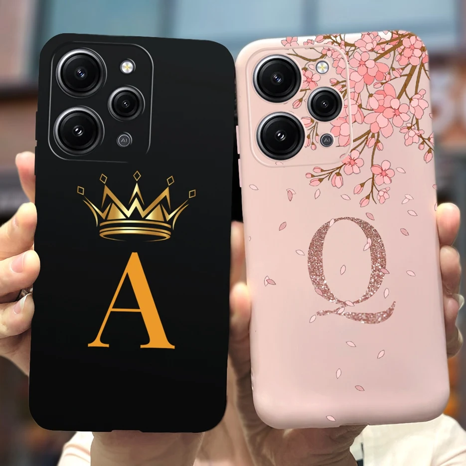 Chic Couple Letters Shockproof Phone Case - Soft Back Cover s Capa