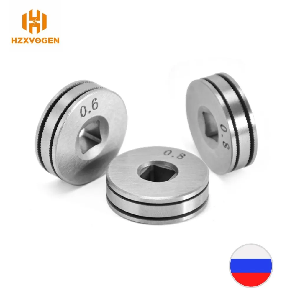 

HZXVOGEN MIG Welding Wire Feeding Rolls U/K, 1 PC, Knurled Groove Aluminium Steel Flux Cored Wire Feeding Feeder 400A