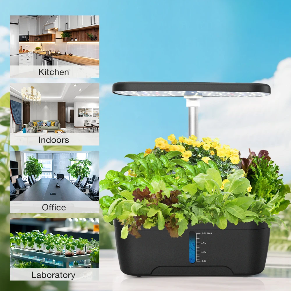 System Plant LED Smart Planting Self Watering Gardening