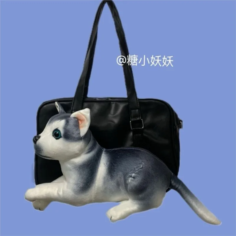 JIAERDI Harajuku Aesthetic Y2k Shoulder Bags Women Hot Girl Uniform Spotted Dog Cute Handbag Female Vintage Casual Messenger Bag