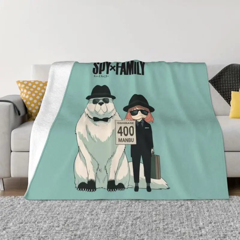 

Spy X Family Anya Bond Anime Manga Blanket 3D Printed Soft Flannel Fleece Warm Throw Blankets for Travel Bedroom Sofa Bedspreads