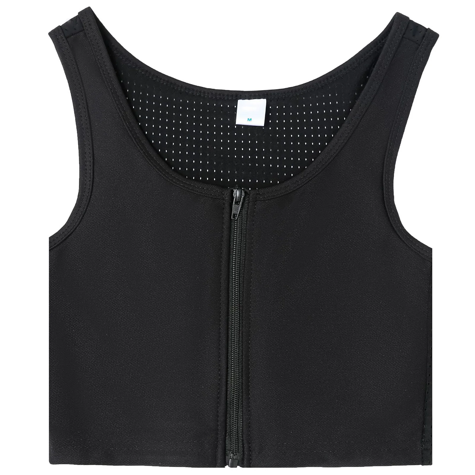 

Women Breast Binder Strong Elastic Band Tank Top Shapewear Breathable Tops for Tomboy Trans