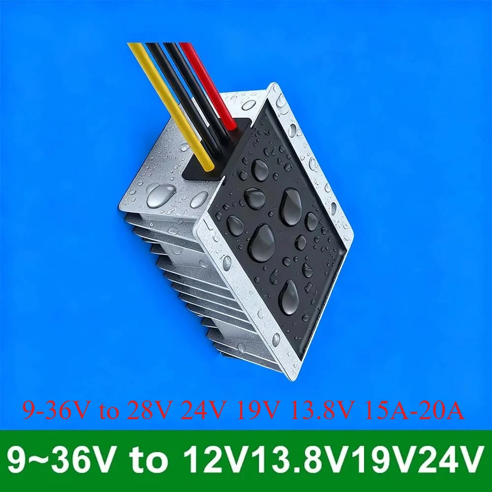 9-36V 24V 12V a 28V 24V 19V 13.8V 8A 20A utilizzato per batterie al piombo-acido 24V, doppia batteria system Boost convertitore buck raddrizzatore DC