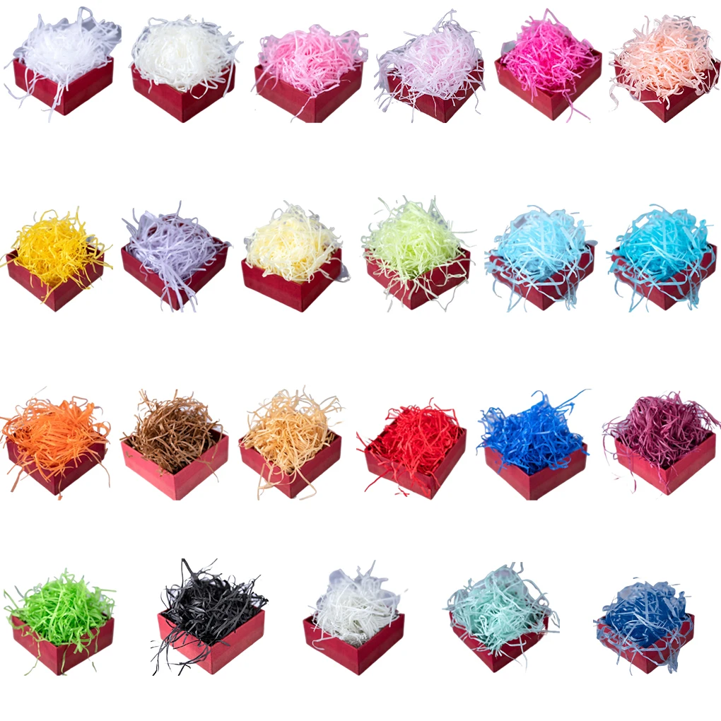 

Crinkle Paper Raffia Shred Filling Material Packaging Confetti Tissue