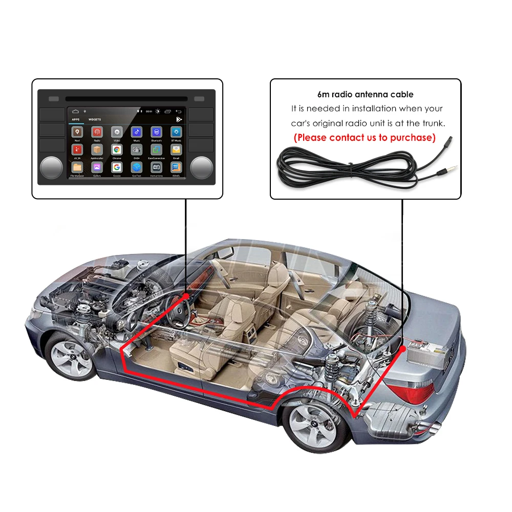 2din android 13 autoradio für bmw 5 e39 1995-2003 e53 x5 m5 carplay 4g auto multimedia gps intelligenter bildschirm 2din autoradio – Detail 6