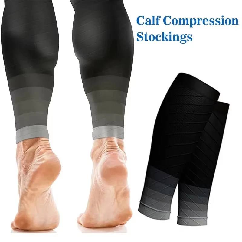 1Pair Calf Compression Sleeves Running Leg Sleeve 20-30Mmhg Socks