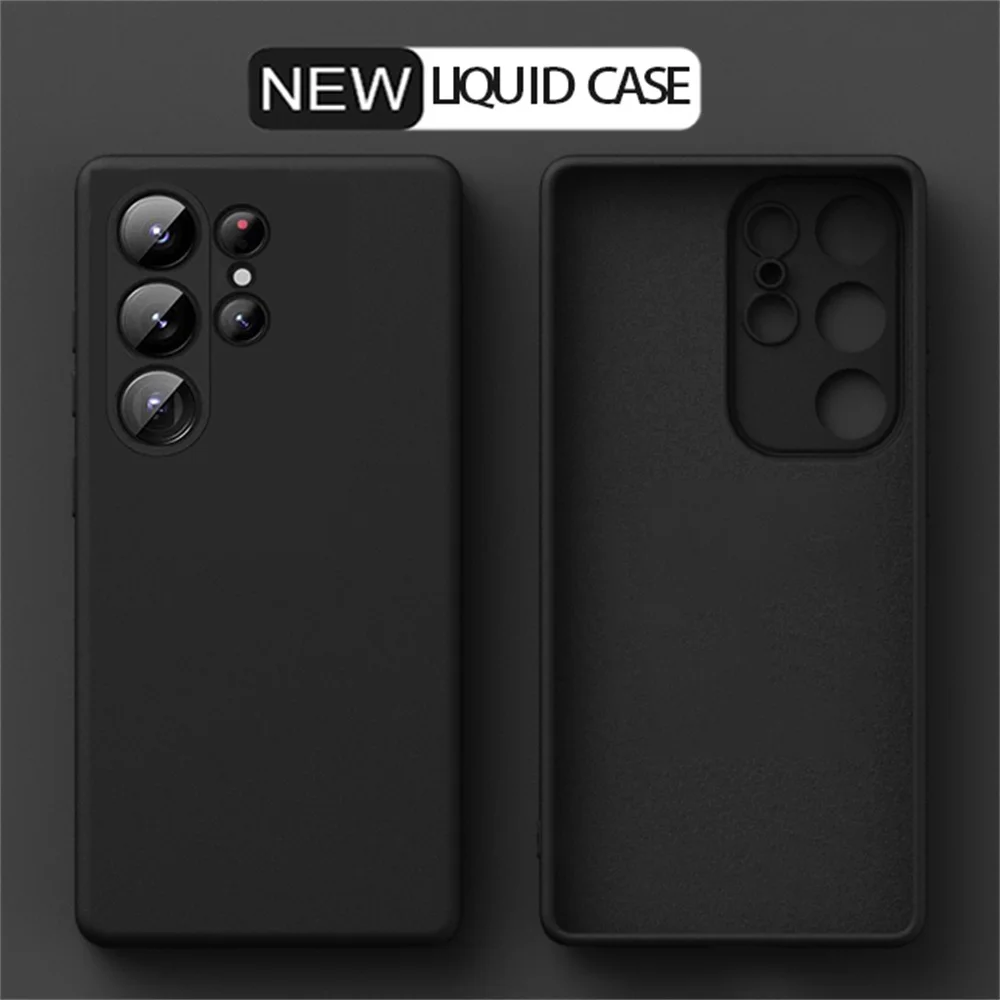 Premium Liquid Silicone Soft Phone Cover - Enhanced Protection & Sleek Design