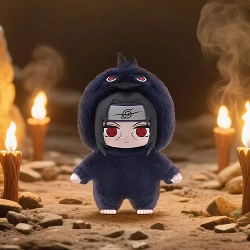 새로운 EAKI 나루토 블라인드 박스 시푸덴 플러시 피규어 귀여운 파티 선물 여성용 수집용 액션 피규어 에디션