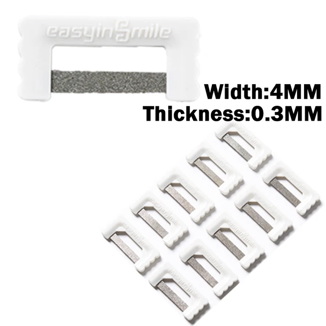 Fsw Azdent 3 Pezzi Di Riduzione Dello Smalto Interprossimale Ortodontico Dentale Ipr Striscia Automatica Parti Del Manipolo Di Stripping Interprossimale - Foto 2