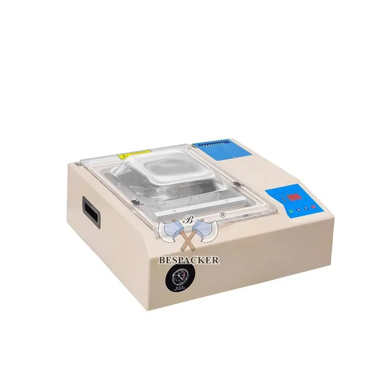 Bespacker DZ-240B Desktop Household Commercial Peanut Dried Fruit Beef Fish Vegetable Food Sealing Packaging Vacuum Machine