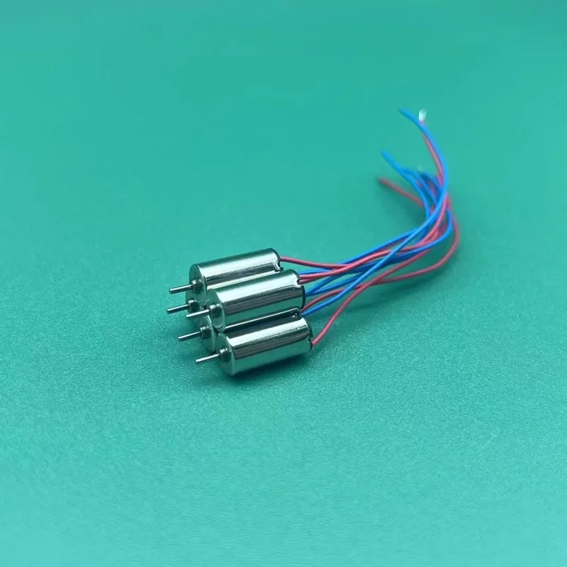 2PCS DC3.7V 75000RPM 미니 코어리스 모터 6*12mm 고속 612 할로우 컵 DIY RC 드론 쿼드콥터 강력한 자기 모터