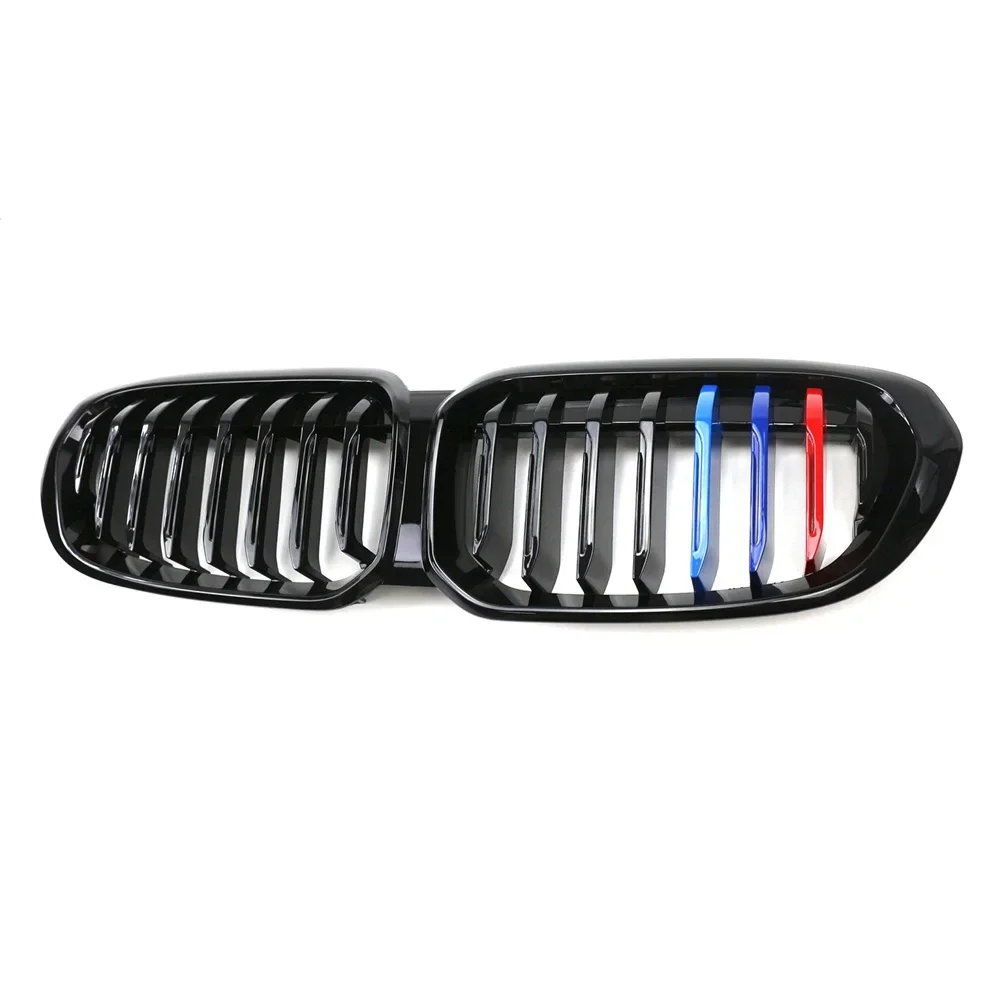 자동차 개조 싱글 로드 그릴, BMW 1 시리즈 F52 2021-2023 년, 자동차 액세서리, 라디에이터 그리드 그릴, 삼색