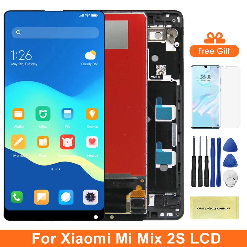 Écran LCD + Vitre Tactile Blanc Pour Xiaomi Mi Mix 2S 5.99" - Neuf Garanti 1 An