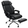 Large Size Stylish Office Chair Ergonomic with Whees Footrest Spring Cushion Height Armrests Adjustable Computer Gaming Chair 2