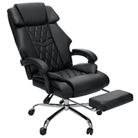 Large Size Stylish Office Chair Ergonomic with Whees Footrest Spring Cushion Height Armrests Adjustable Computer Gaming Chair 2