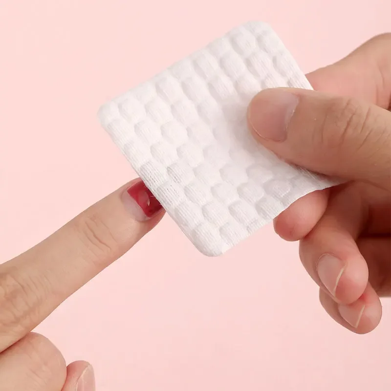 300/500Pcs Professional Nail Cotton Wipes UV Gel Nail Tips Polish Remover Cleaner Lint Paper Pad Soak Manicure Cleaning Tools
