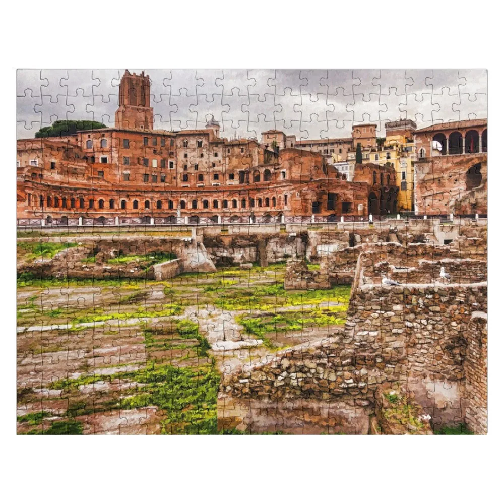 

Trajan's Market and Forum - Impressions Of Rome Jigsaw Puzzle Personalized Toys Wooden Decor Paintings Custom Puzzle Child