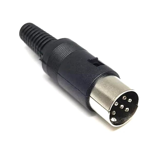 Pin Trailer Adapter Adattatore Da PS/2 A DIN 6 Pin Per Tastiere Vecchie | Connettore Mini DIN A 5 Pin | Colore Grigio Ghosthunter Ps2 - Foto 11