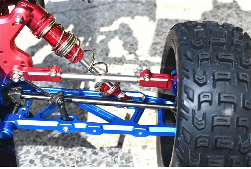 GPM für ARRMA 1/7 FIRETEAM BIG ROCK 1/8 Kraton Outcast TALION 6S Metall hinten Oberarm Lenkung Spurstangenglieder AR 330221 AR 330230 – Detail 3
